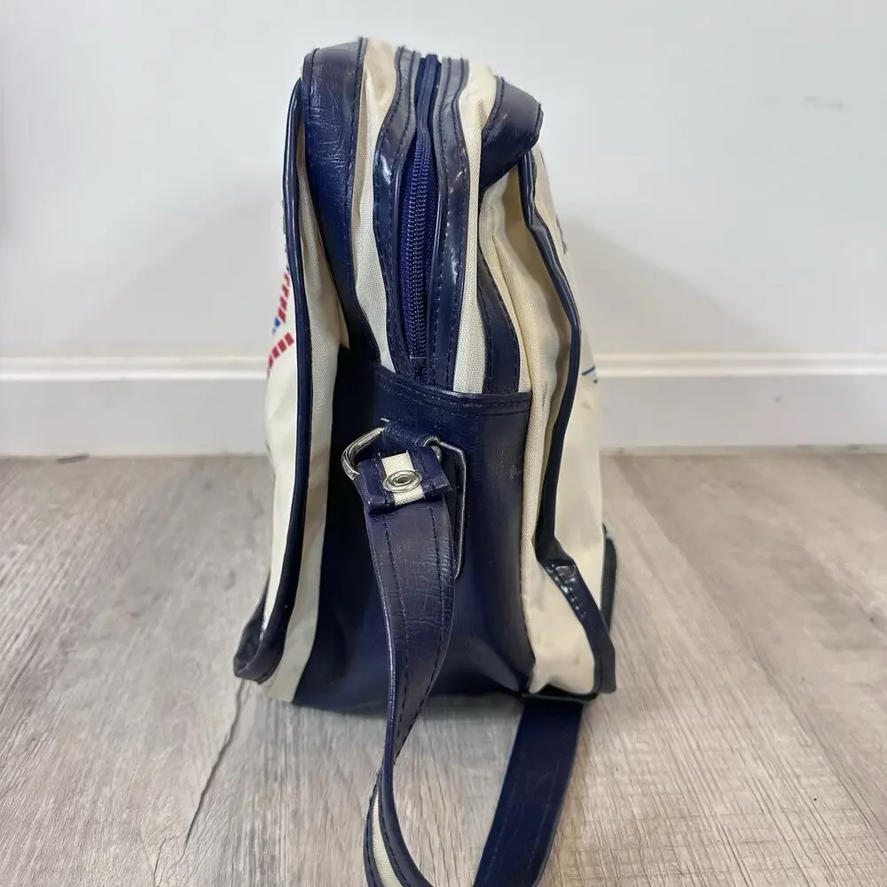 Vintage 1984 Los Angeles Olympics Sports Bag by Adidas 13” X 11” X 7” Canvas